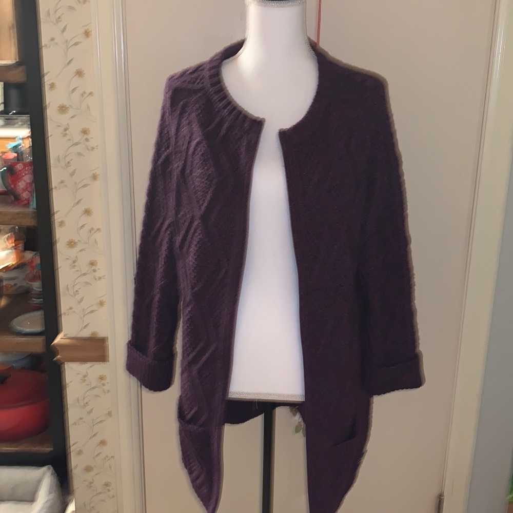Blarney Aran Originals - purple - size small